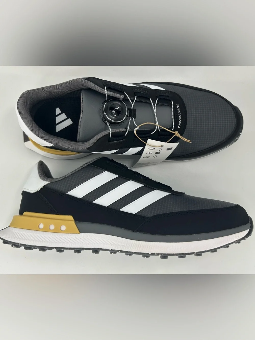 New Adidas S2G SL Boa 24 Spikeless Size 8.5 Us Men’s Golf Shoes Style ID8702
